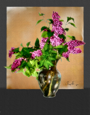 Soft Persian Lilac's and Vase 2